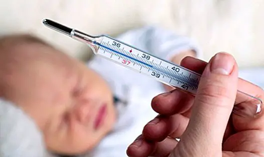 Fièvre chez les bébés: symptômes d'alarme et de traitement