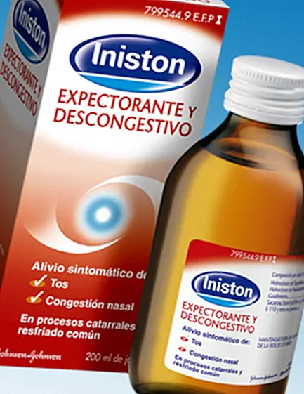Expectorant and antitussive iniston, to relieve cough