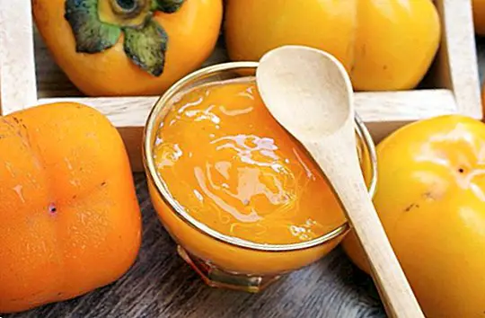 Khaki marmelada: korak za korakom recept jeseni sladko