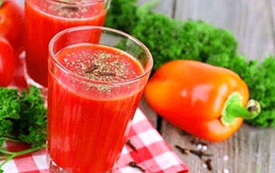 Foryngende tomat, pepper og avokado juice: med fordeler for huden