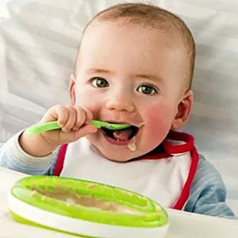 البابيلا ، الخطوة الأولى لطفلك أن يأكل صلبة