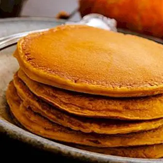 Pumpkin pancakes, Canarian Carnival recipe
