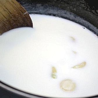 Como fazer leite de alho
