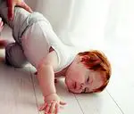 What to do if the baby or small child is hit in the head?