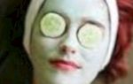 Face mask of cucumber
