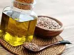 Pellavaöljy tai pellavaöljy: kolesterolipitoisuus, runsaasti omega-3: a - ravitsemus ja ruokavalio