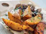 Pikanti cepti kartupeļi, garšīga aromātiska recepte